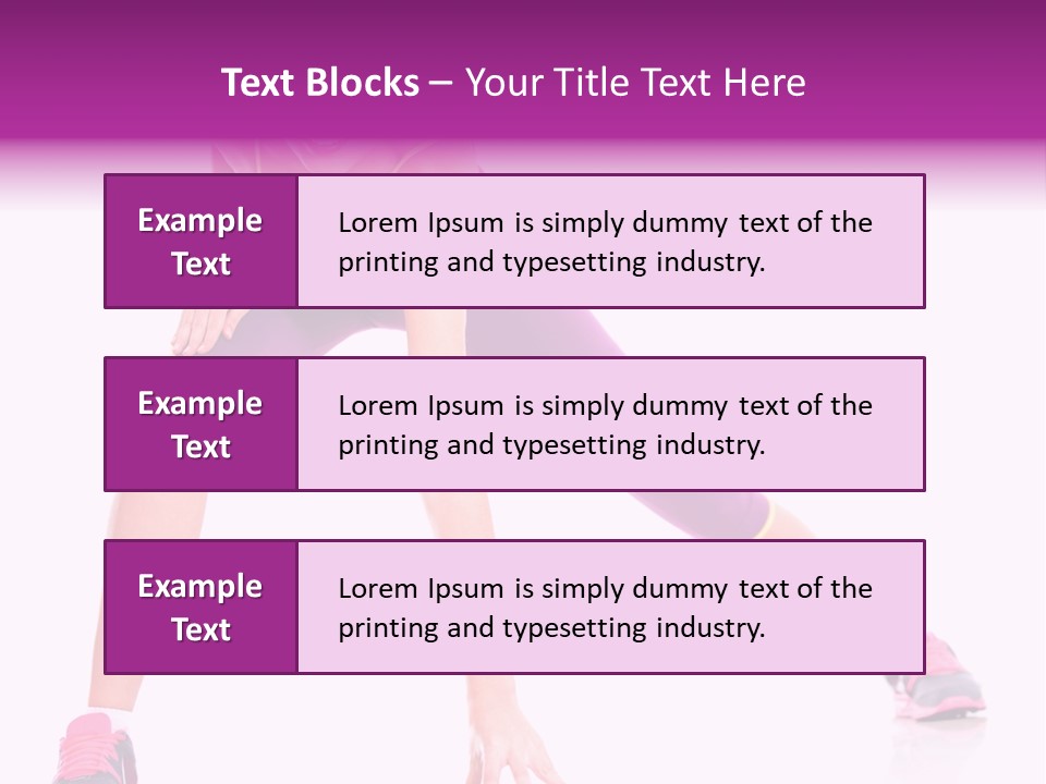 Young Sportive Latinamerican PowerPoint Template