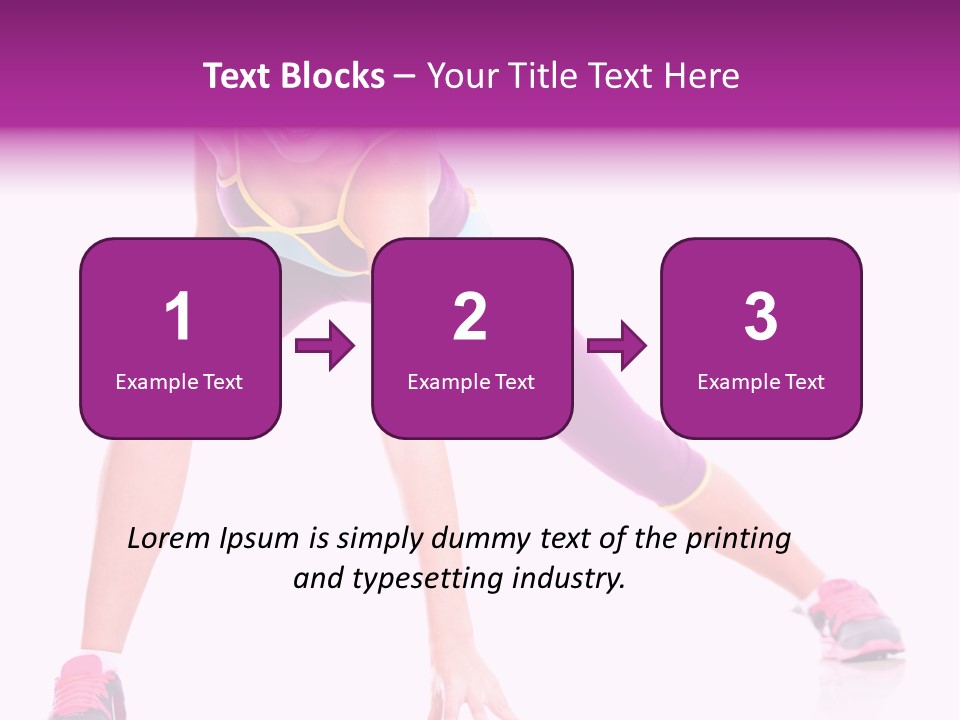 Young Sportive Latinamerican PowerPoint Template