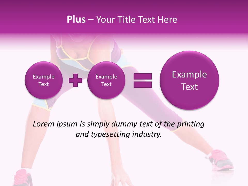 Young Sportive Latinamerican PowerPoint Template