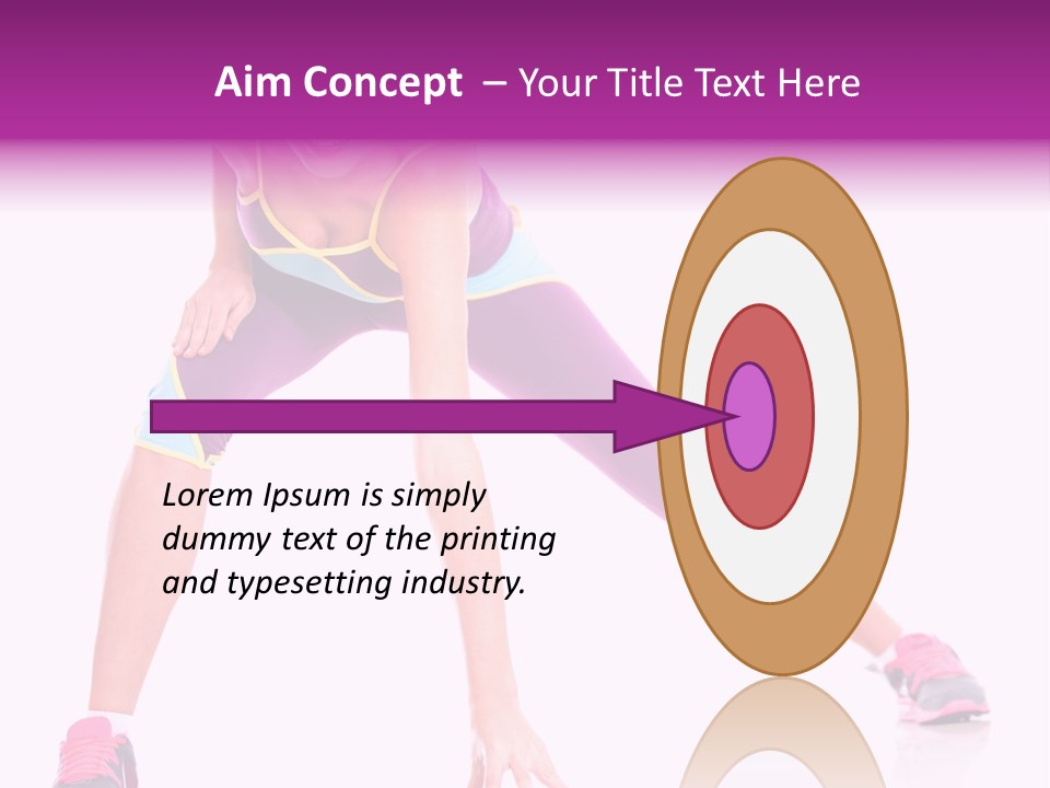 Young Sportive Latinamerican PowerPoint Template