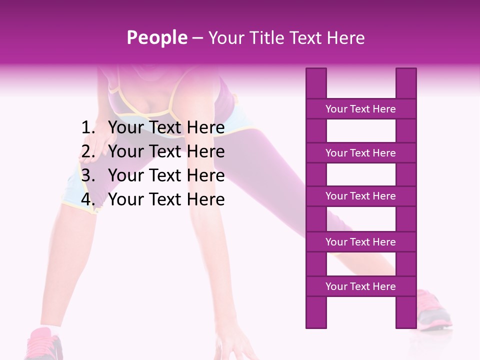 Young Sportive Latinamerican PowerPoint Template