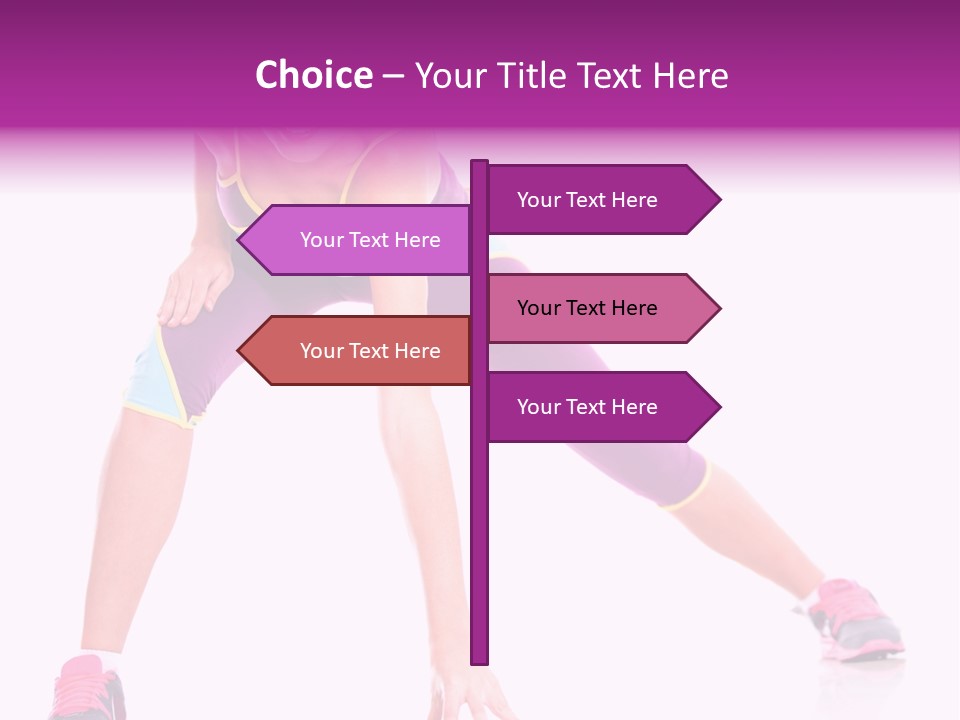 Young Sportive Latinamerican PowerPoint Template