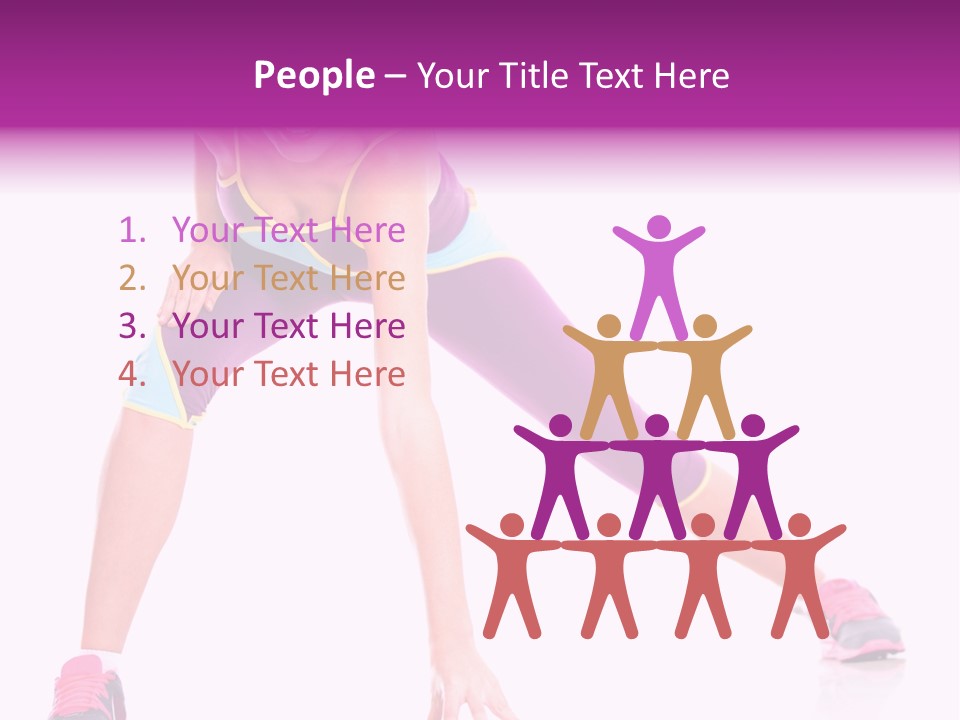 Young Sportive Latinamerican PowerPoint Template