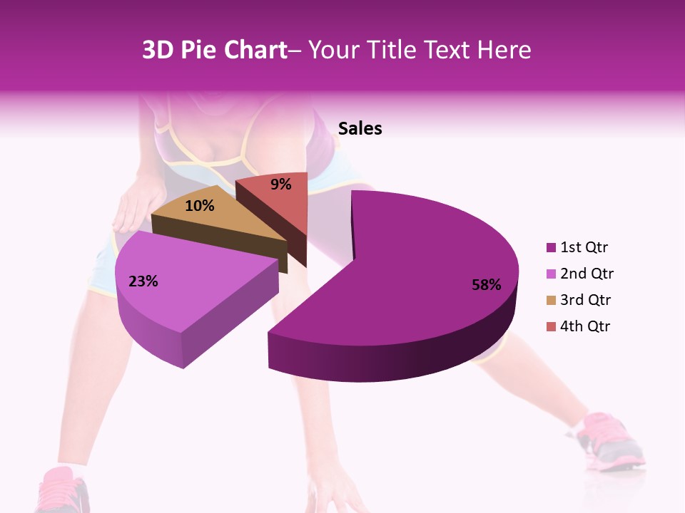 Young Sportive Latinamerican PowerPoint Template