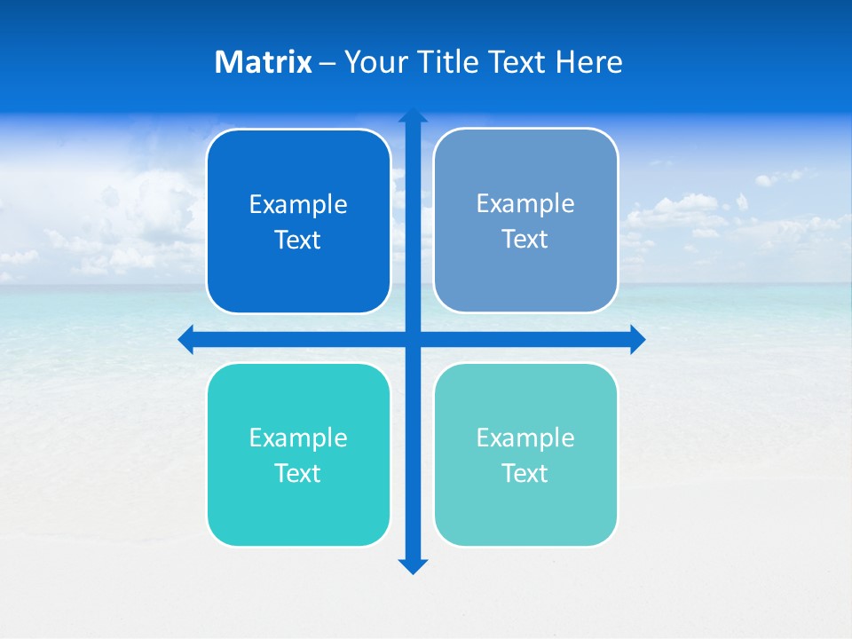 White Scenic Sunlight PowerPoint Template