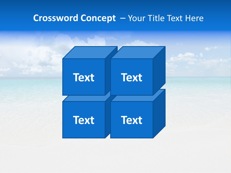 White Scenic Sunlight PowerPoint Template