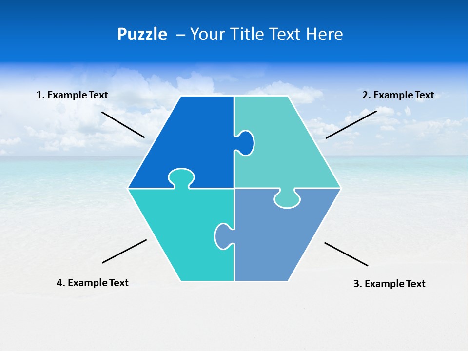 White Scenic Sunlight PowerPoint Template