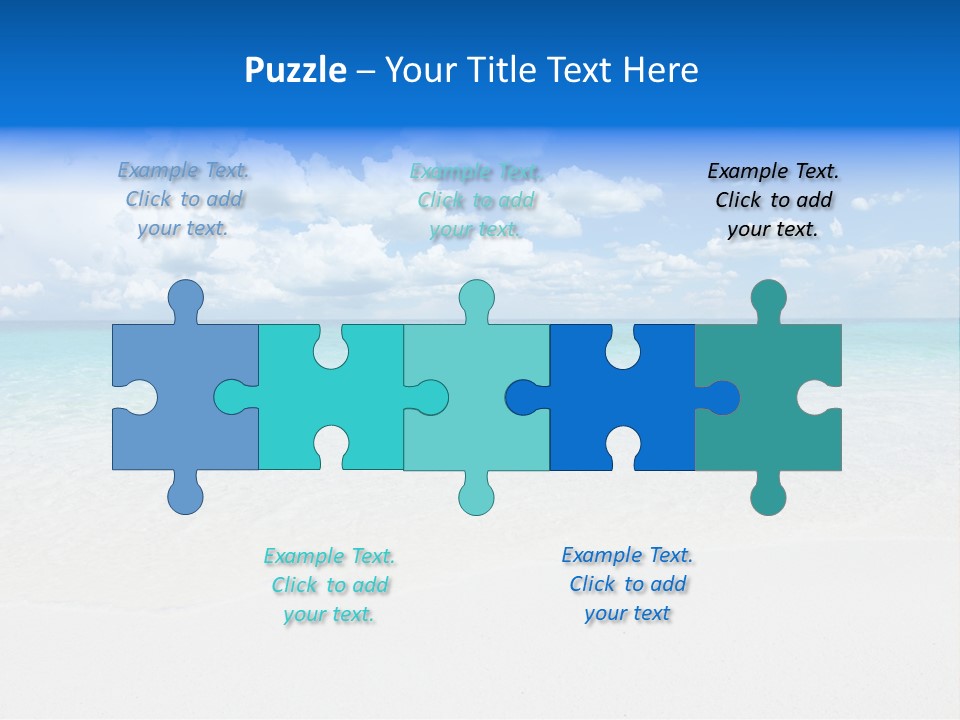 White Scenic Sunlight PowerPoint Template