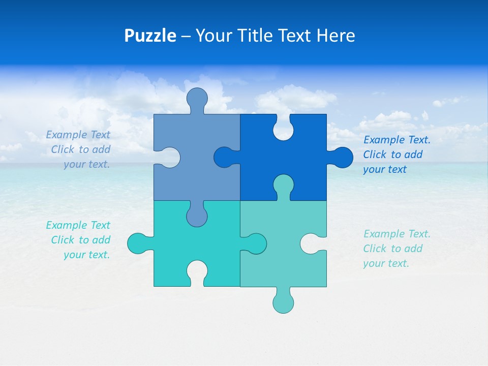 White Scenic Sunlight PowerPoint Template