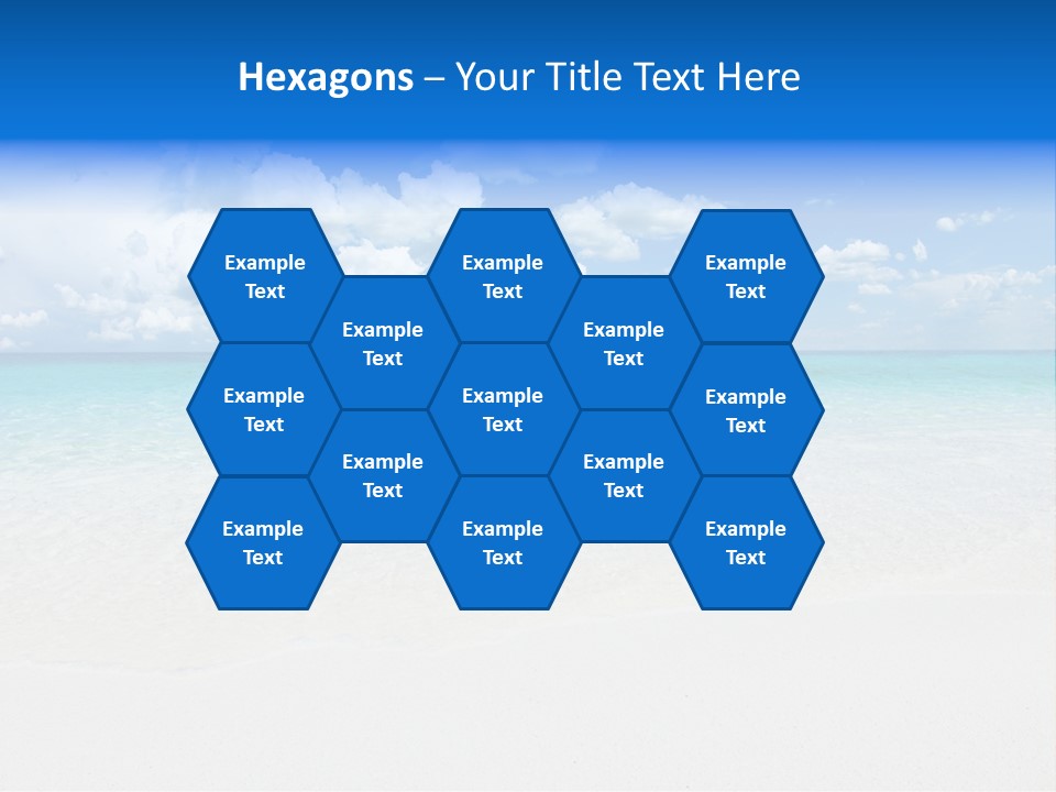 White Scenic Sunlight PowerPoint Template