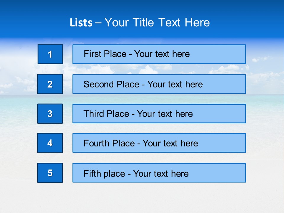 White Scenic Sunlight PowerPoint Template
