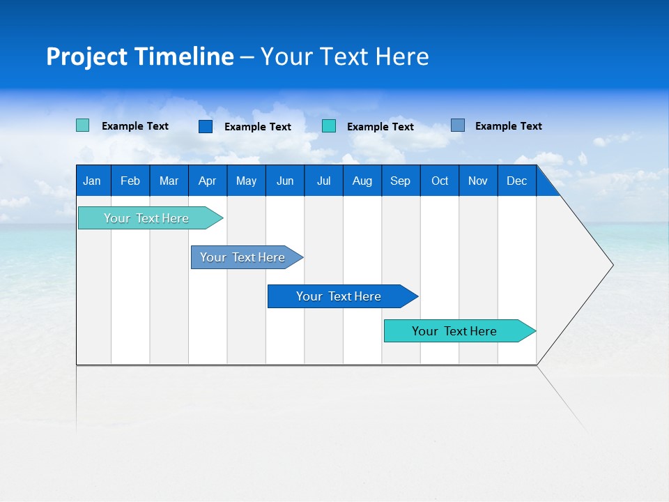 White Scenic Sunlight PowerPoint Template