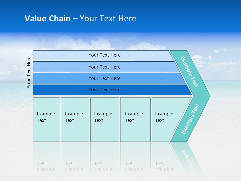 White Scenic Sunlight PowerPoint Template