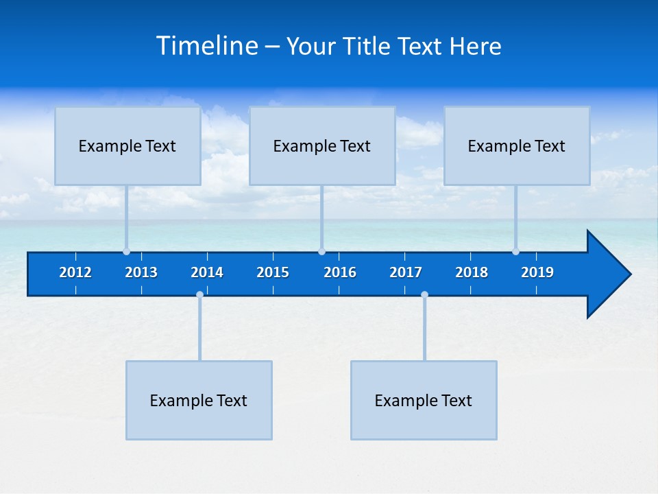White Scenic Sunlight PowerPoint Template