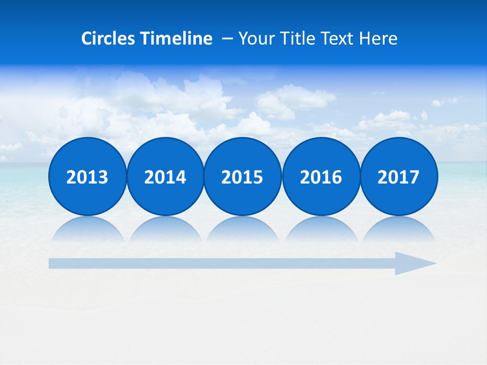 White Scenic Sunlight PowerPoint Template