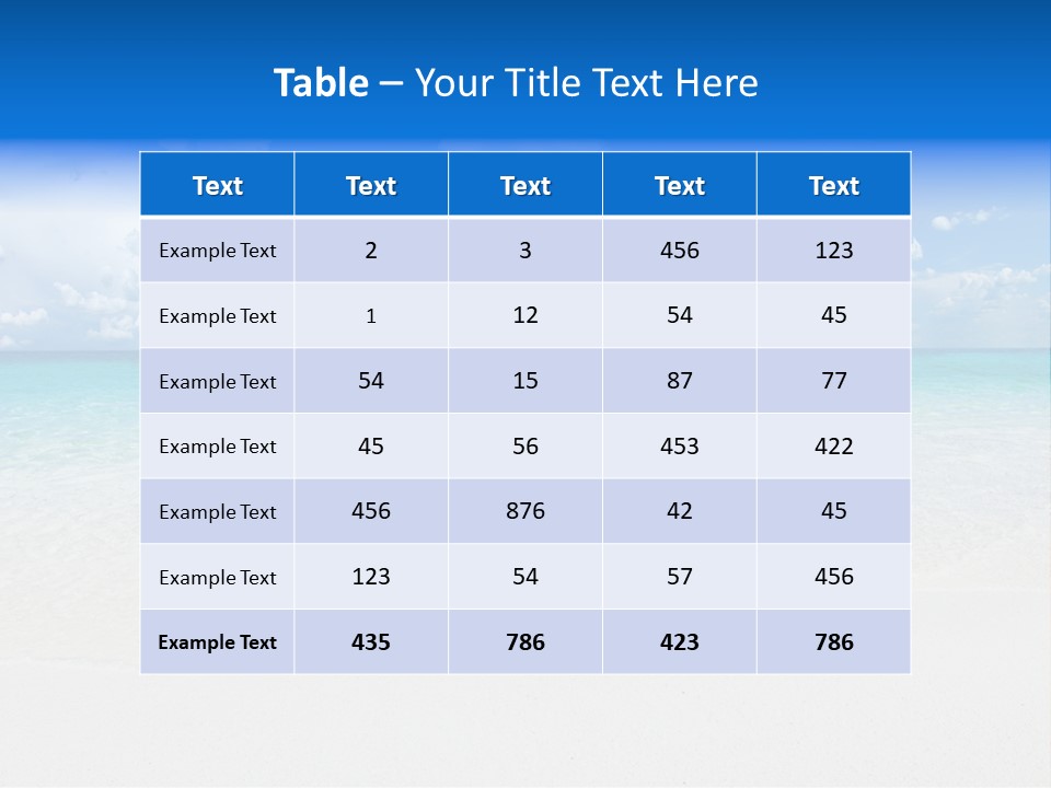 White Scenic Sunlight PowerPoint Template
