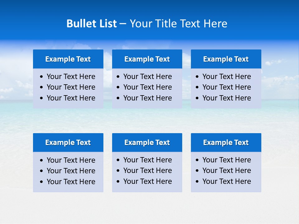 White Scenic Sunlight PowerPoint Template
