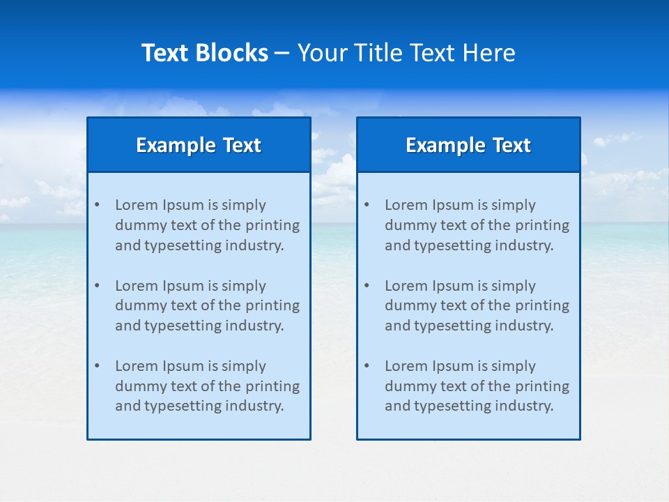 White Scenic Sunlight PowerPoint Template