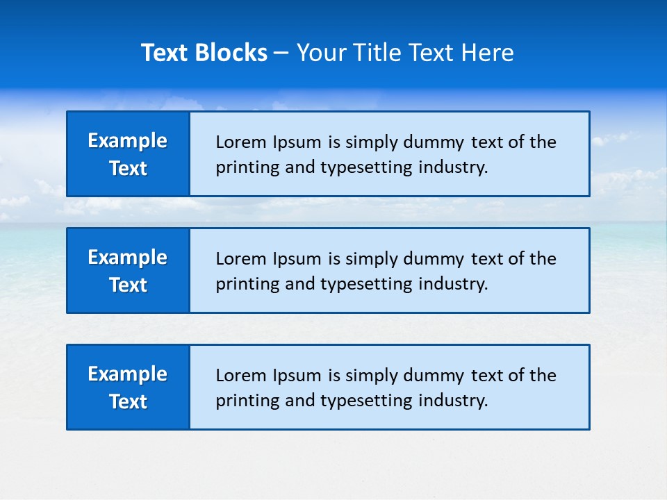 White Scenic Sunlight PowerPoint Template