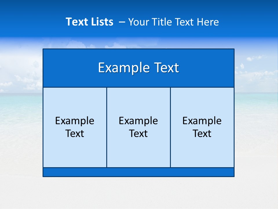 White Scenic Sunlight PowerPoint Template