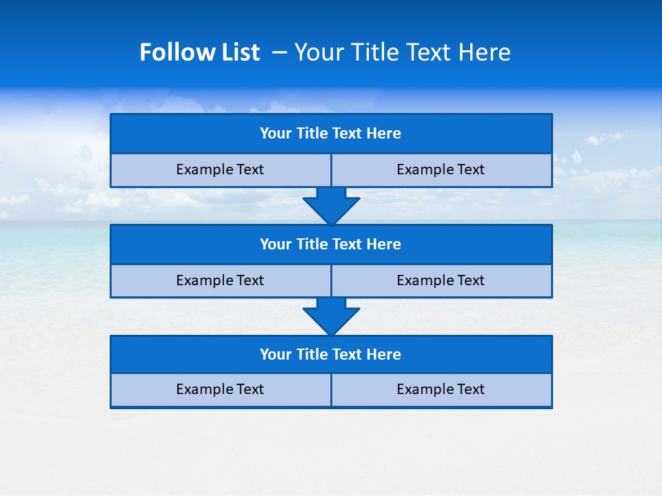 White Scenic Sunlight PowerPoint Template