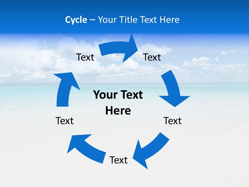 White Scenic Sunlight PowerPoint Template