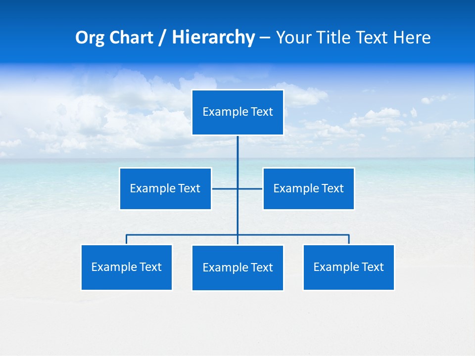 White Scenic Sunlight PowerPoint Template