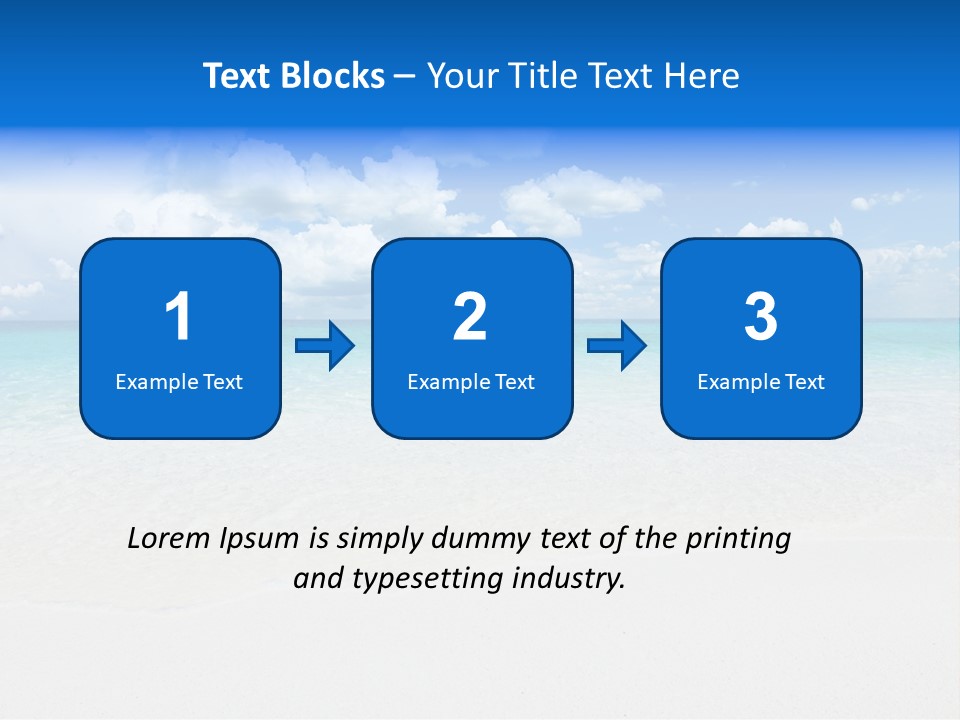 White Scenic Sunlight PowerPoint Template
