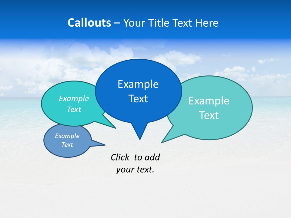 White Scenic Sunlight PowerPoint Template
