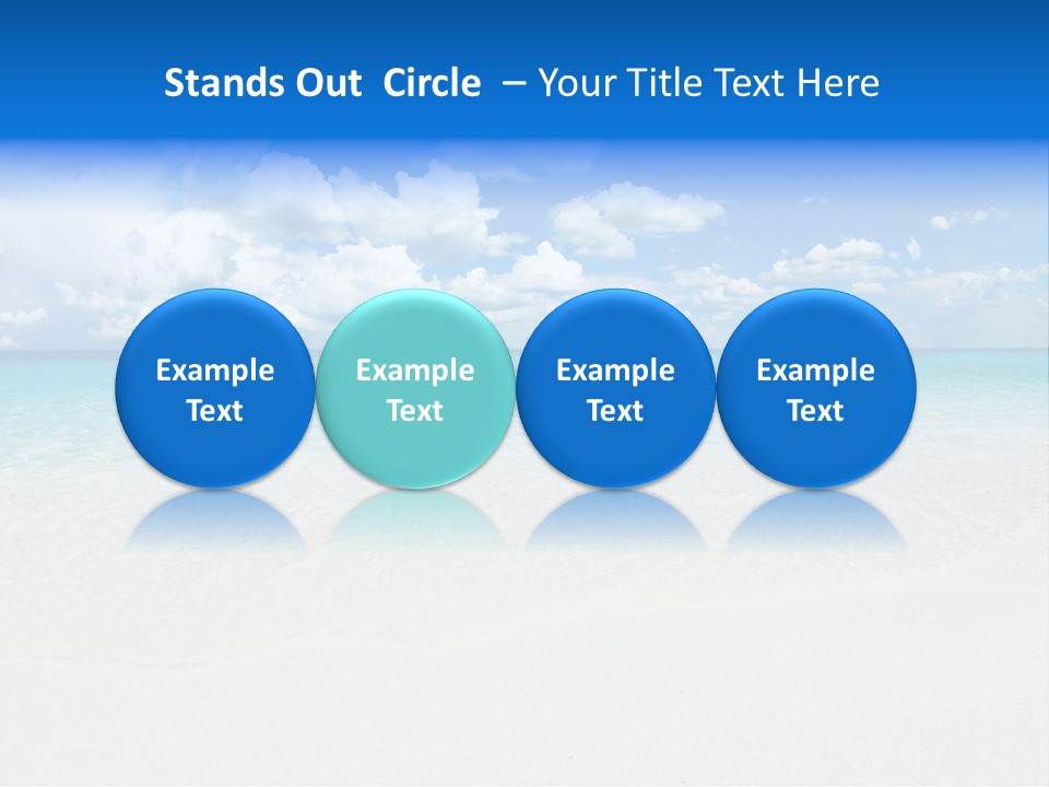 White Scenic Sunlight PowerPoint Template