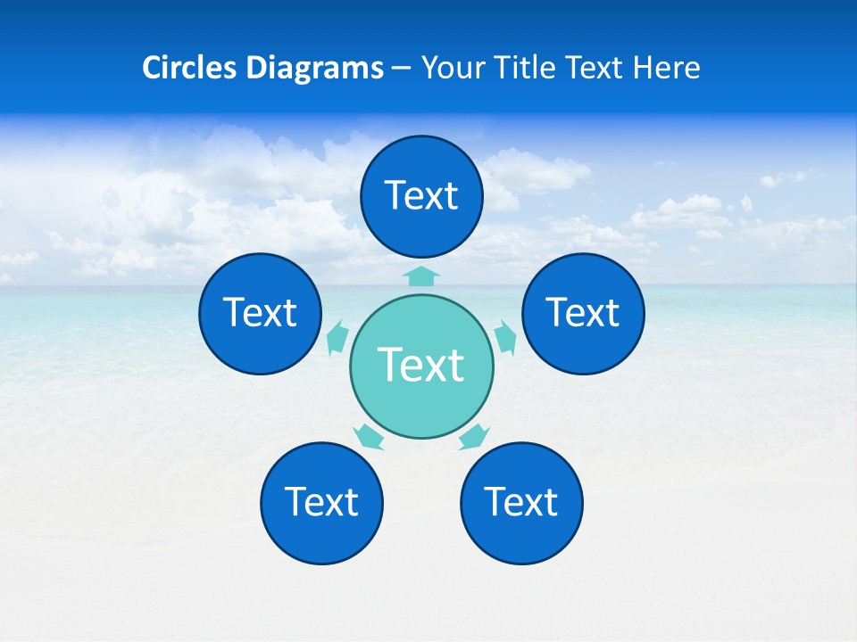 White Scenic Sunlight PowerPoint Template