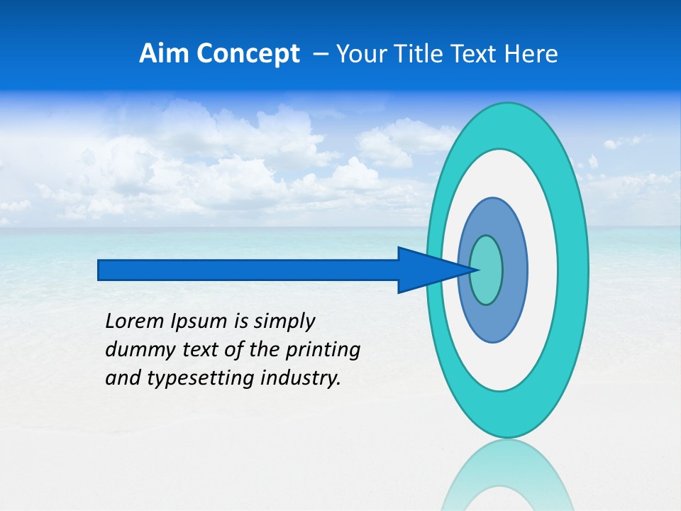 White Scenic Sunlight PowerPoint Template