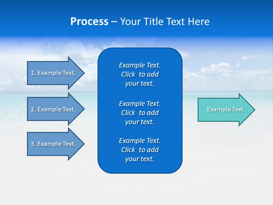 White Scenic Sunlight PowerPoint Template