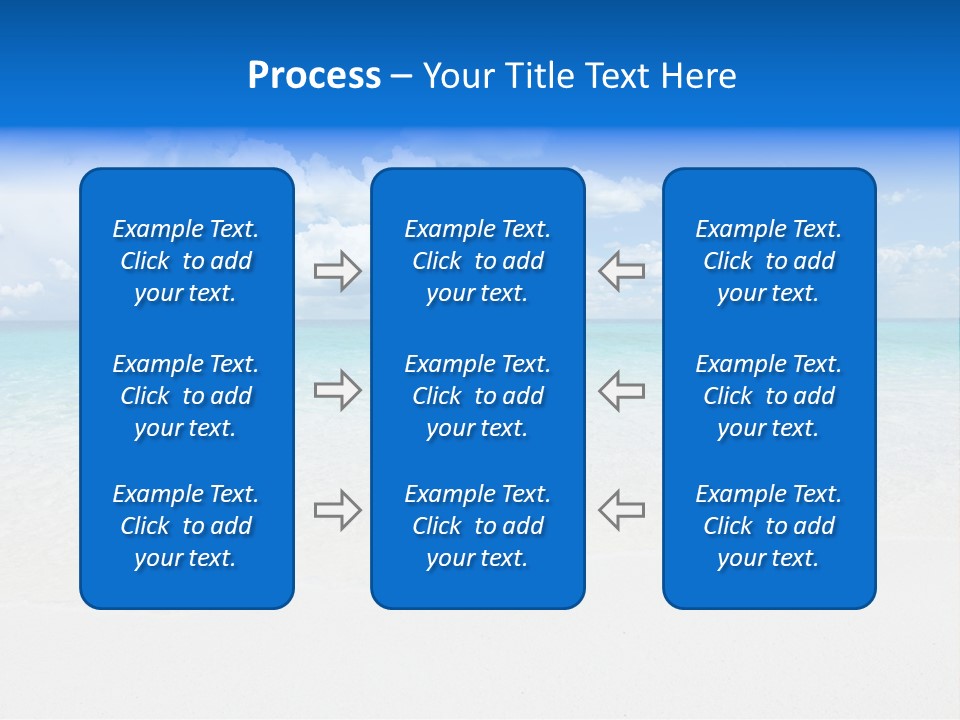 White Scenic Sunlight PowerPoint Template
