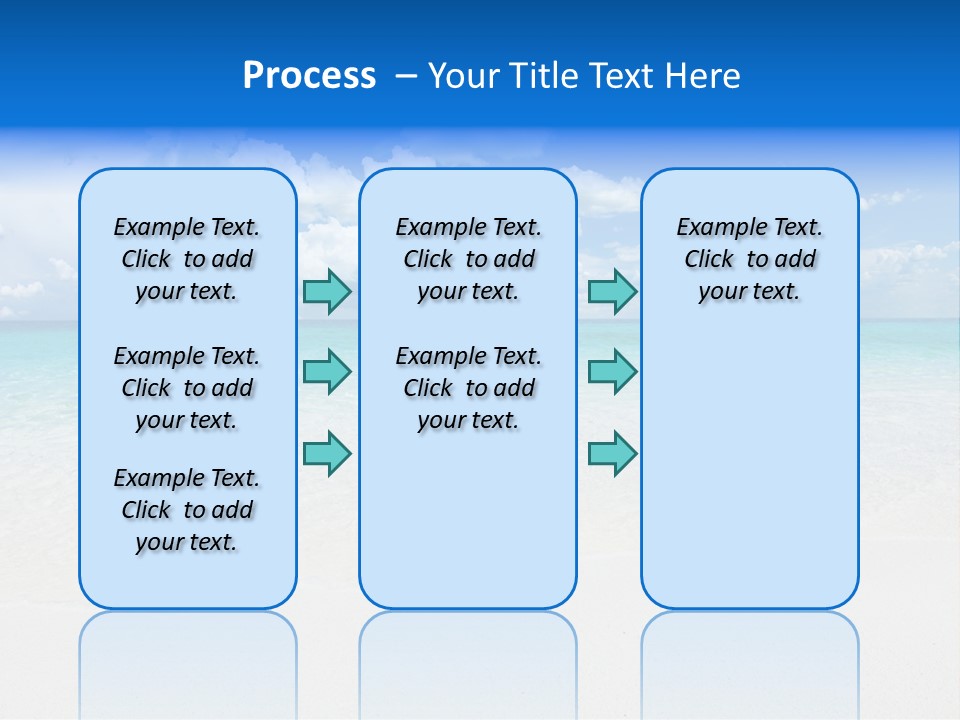 White Scenic Sunlight PowerPoint Template