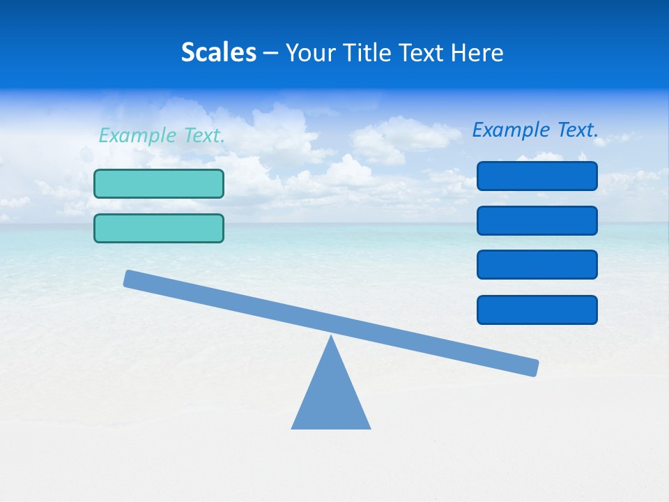 White Scenic Sunlight PowerPoint Template