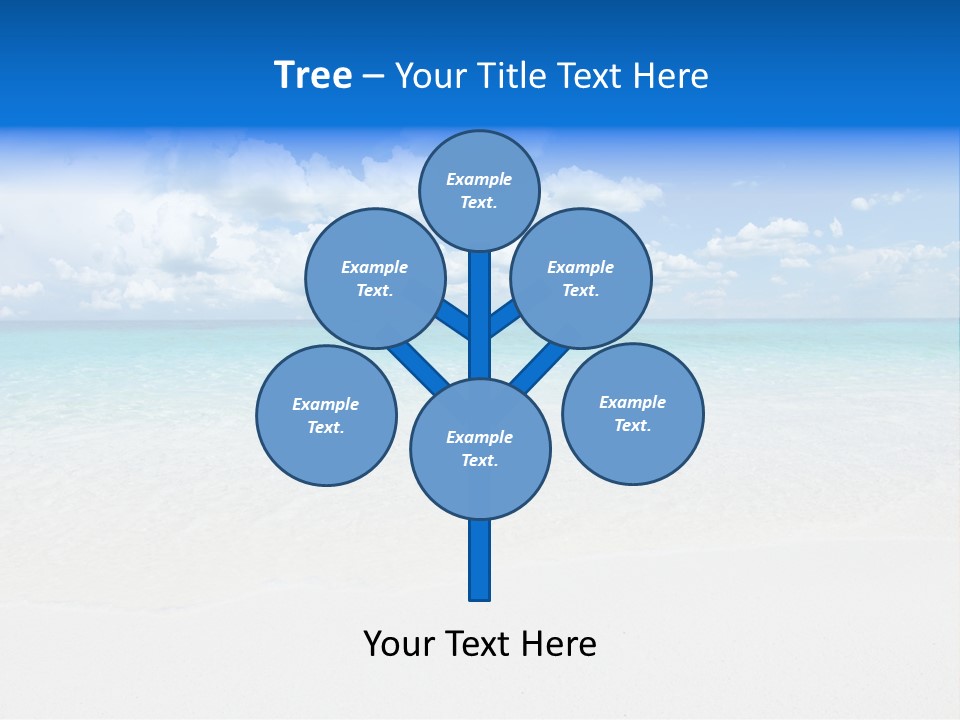 White Scenic Sunlight PowerPoint Template