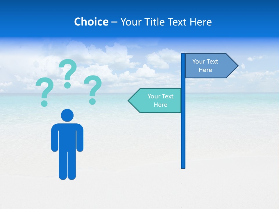 White Scenic Sunlight PowerPoint Template