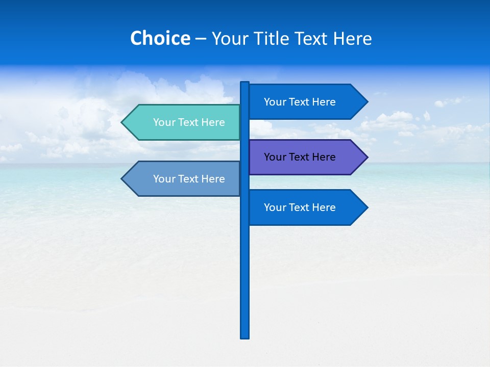 White Scenic Sunlight PowerPoint Template