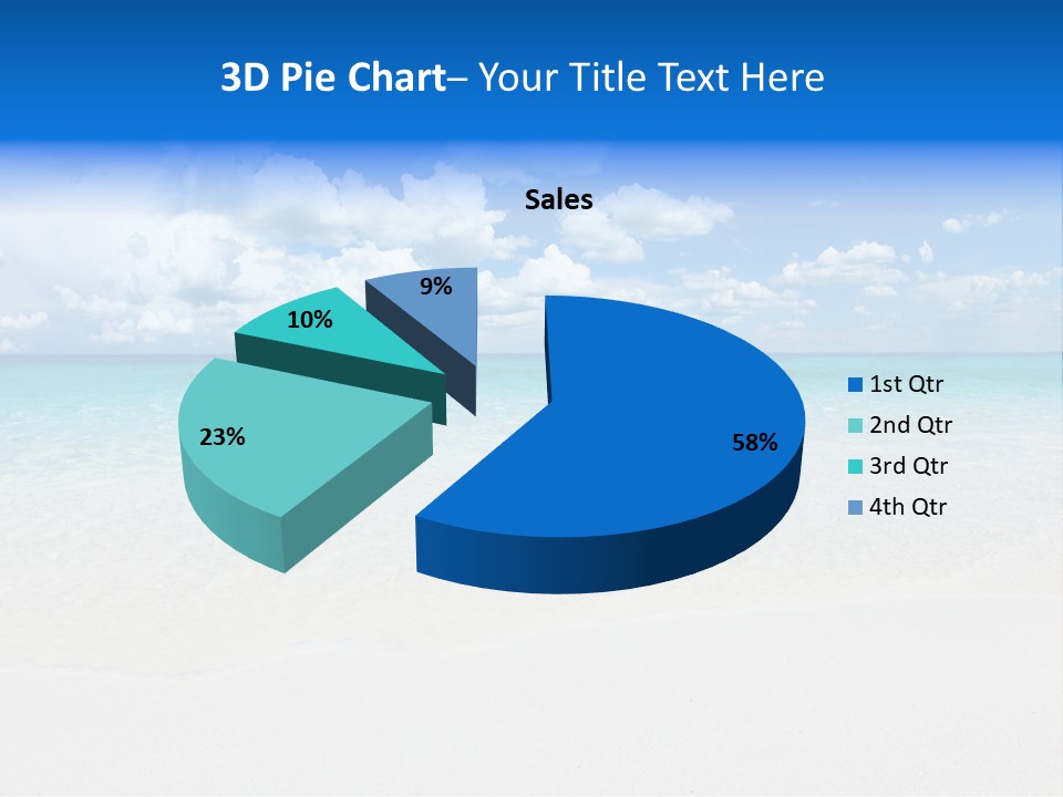 White Scenic Sunlight PowerPoint Template