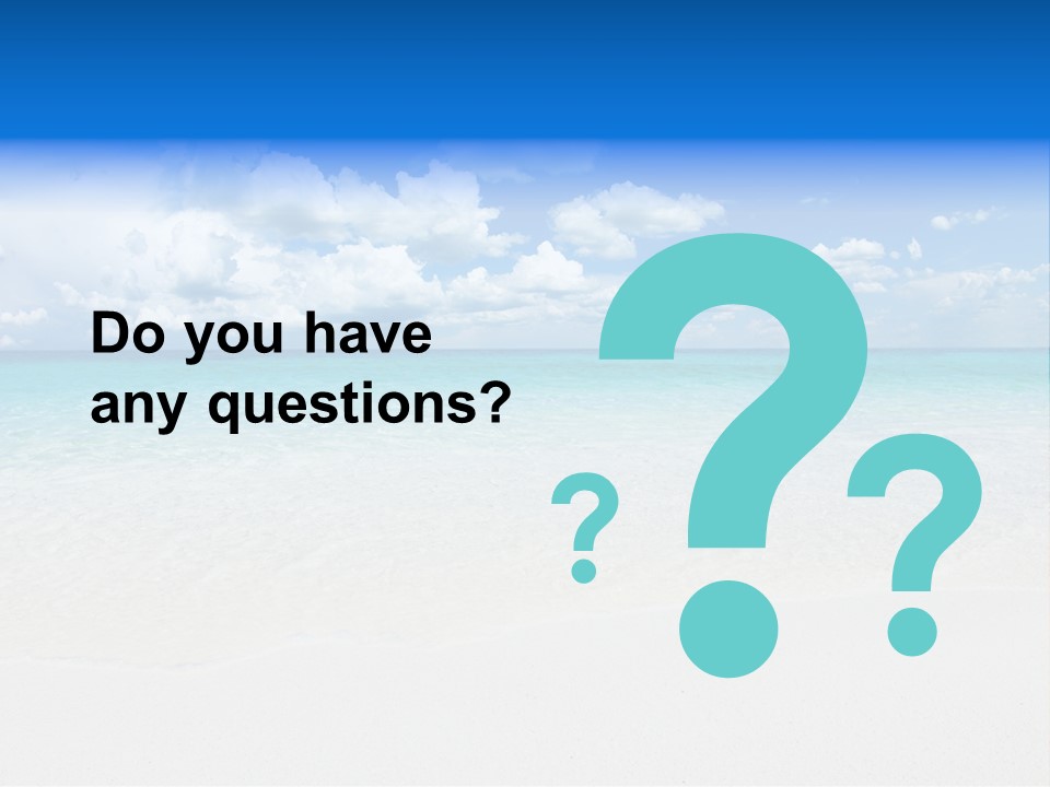 White Scenic Sunlight PowerPoint Template