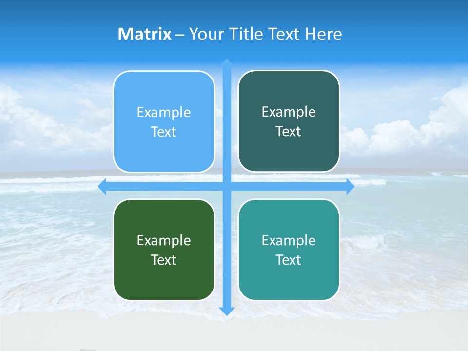 Wave Sea Escape PowerPoint Template