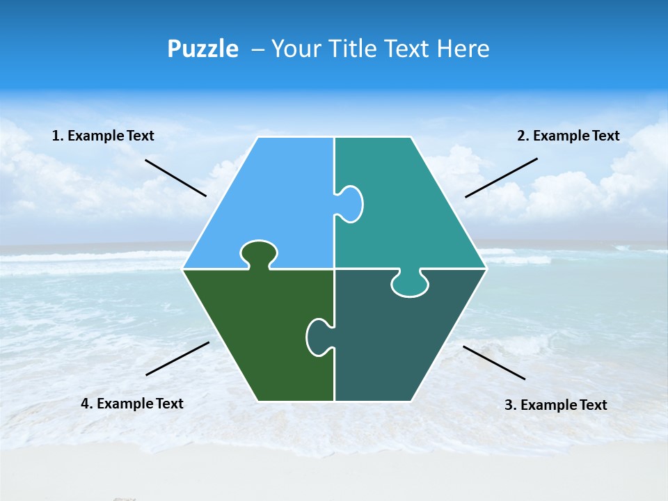 Wave Sea Escape PowerPoint Template