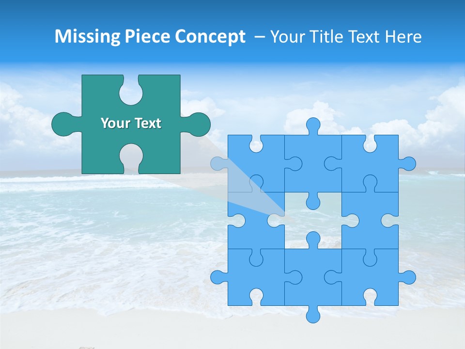 Wave Sea Escape PowerPoint Template