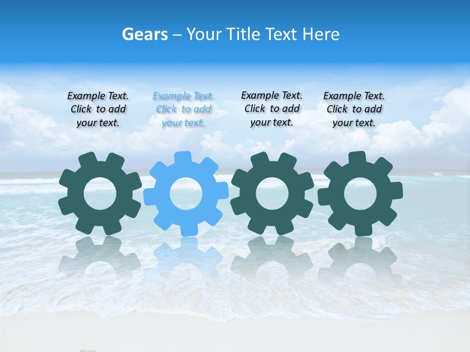 Wave Sea Escape PowerPoint Template