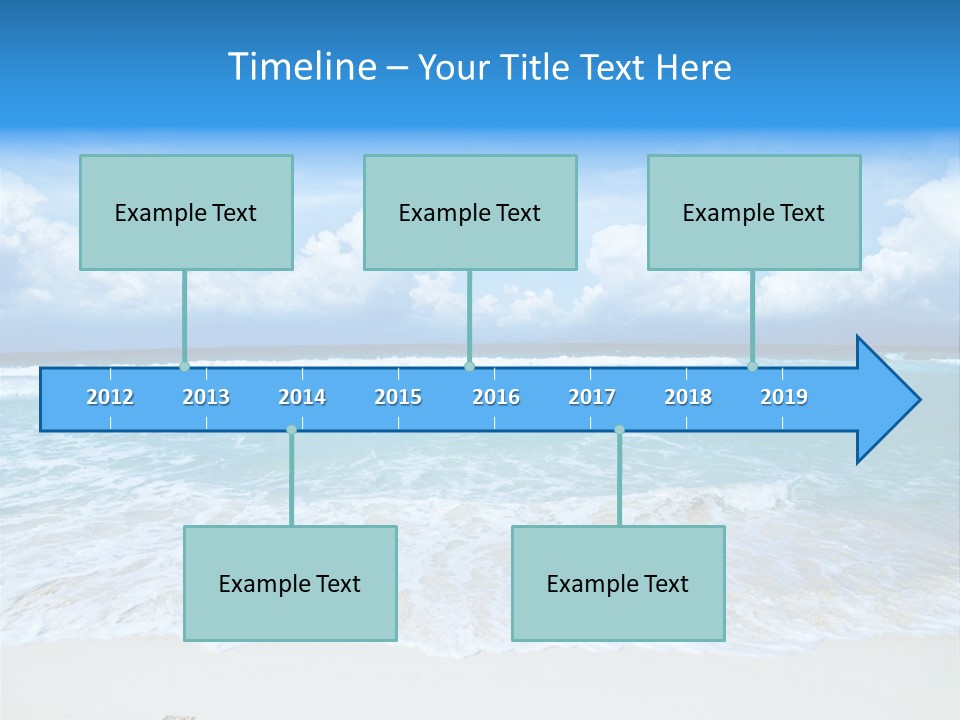 Wave Sea Escape PowerPoint Template