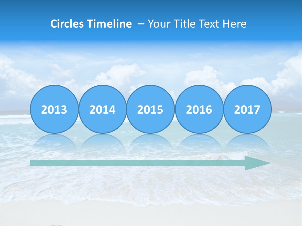 Wave Sea Escape PowerPoint Template