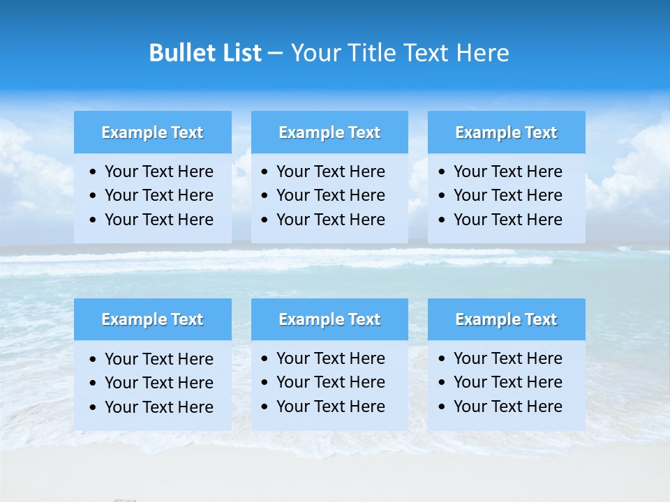 Wave Sea Escape PowerPoint Template
