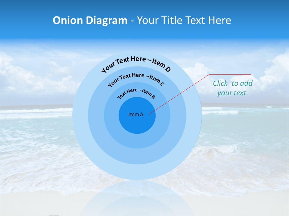 Wave Sea Escape PowerPoint Template