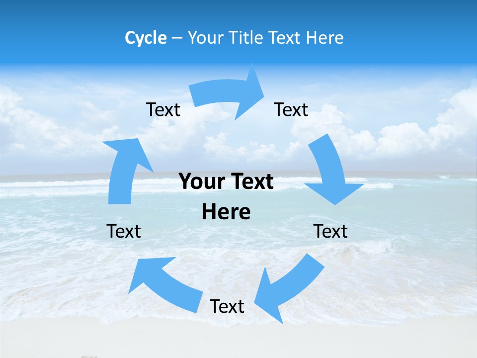 Wave Sea Escape PowerPoint Template